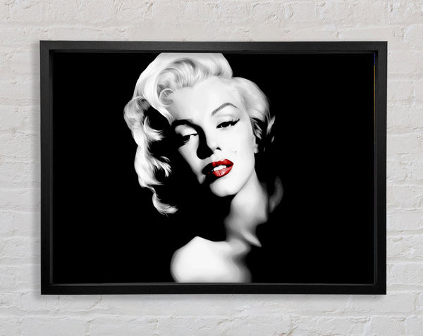 Marilyn Monroe Red Lips Landscape