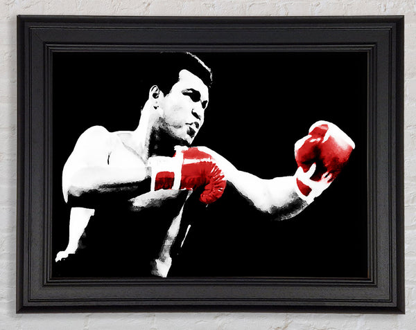 Muhammad Ali Red Boxing Gloves