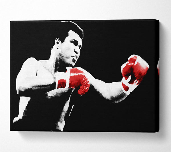 Muhammad Ali Red Boxing Gloves