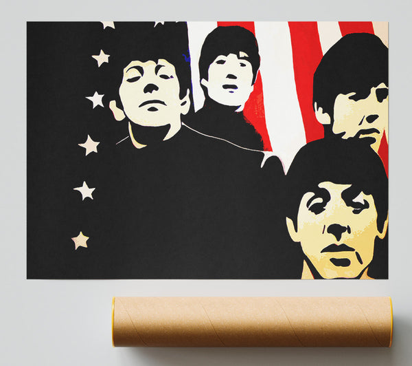 The Beatles American Flag