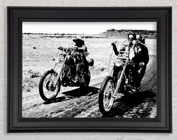 Easy Rider Motorbike Drive B n W