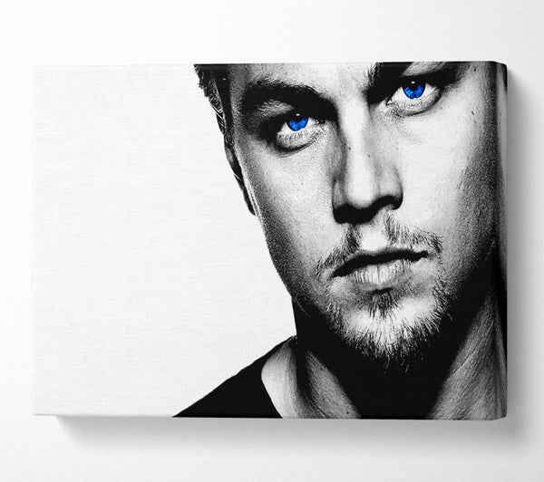 Leonardo Dicaprio Blue Eyes B n W