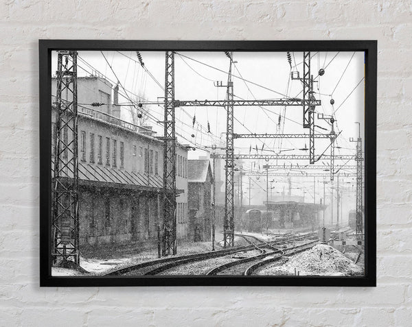 Railwaystation In Winter