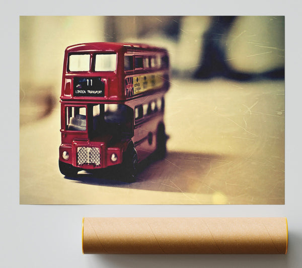 Old English Bus Toy