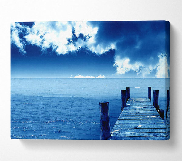 Blue Dock Clouds