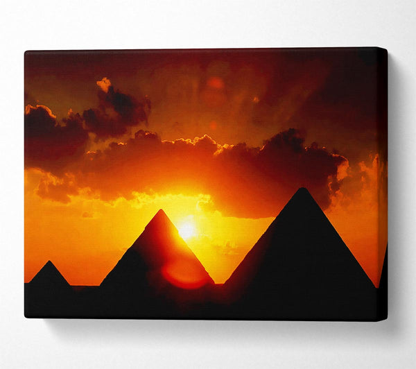 Egyptian Pyramid Sunset