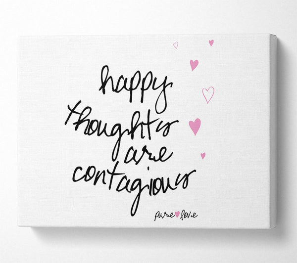 Love Quote Happy Thoughts Are Contagious