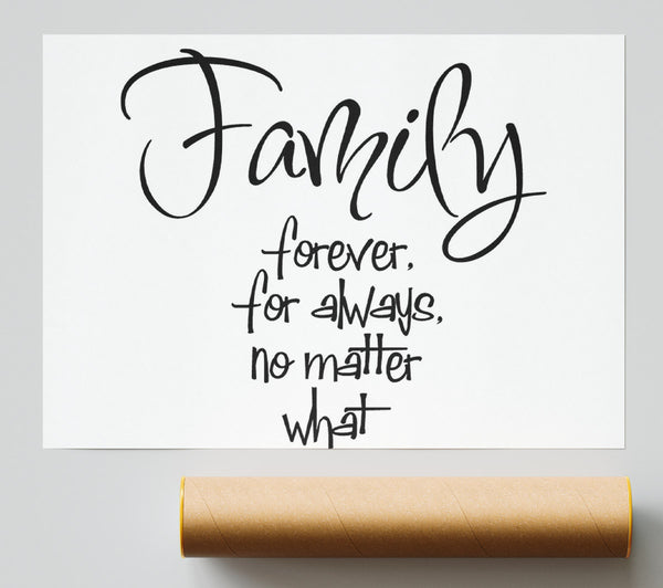 Family Quote Family Forever For Always