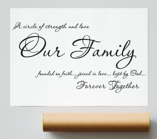 Family Quote Our Family Together Forever