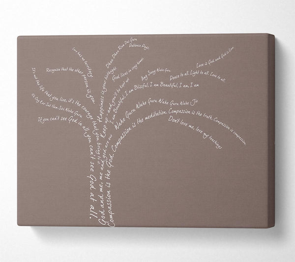 Love Quote The Love Tree Beige