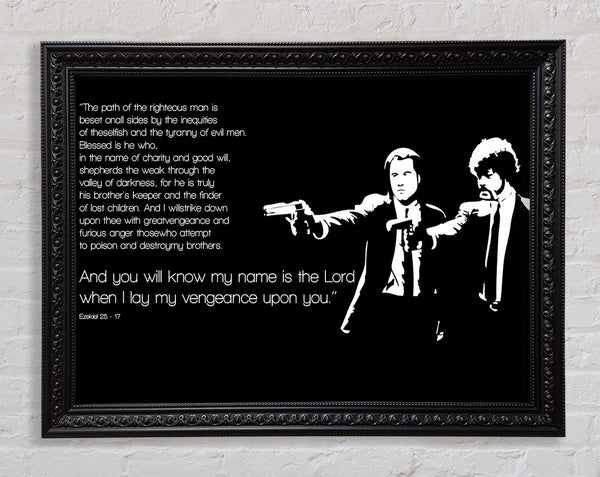 Movie Quote Pulp Fiction The Path Of The Righteous Man