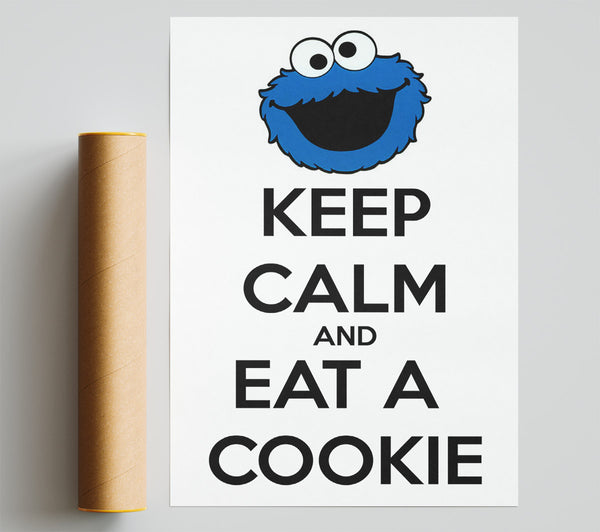 Kitchen Quote Keep Calm And Eat A Cookie