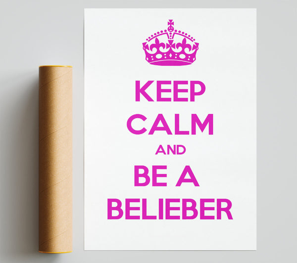 Music Quote Keep Calm Justin Bieber