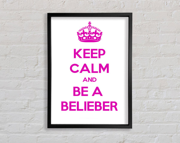 Music Quote Keep Calm Justin Bieber