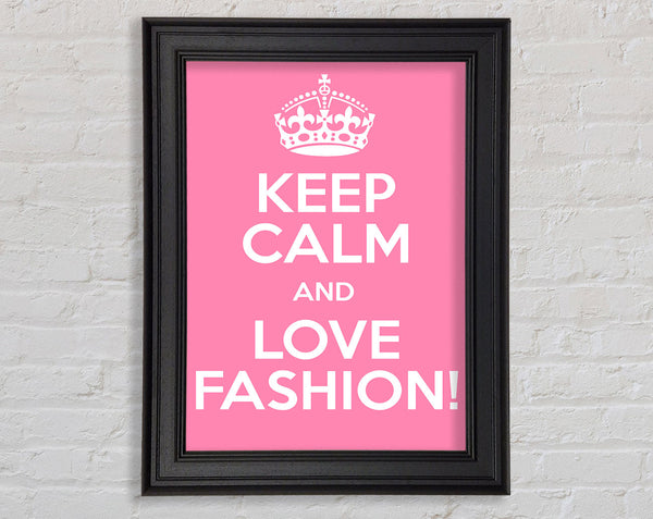 Girls Room Quote Keep Calm Fashion