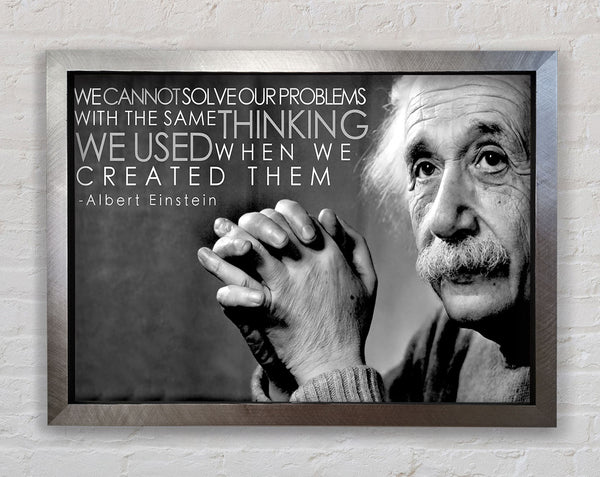 Motivational Quote Einstein Thinking