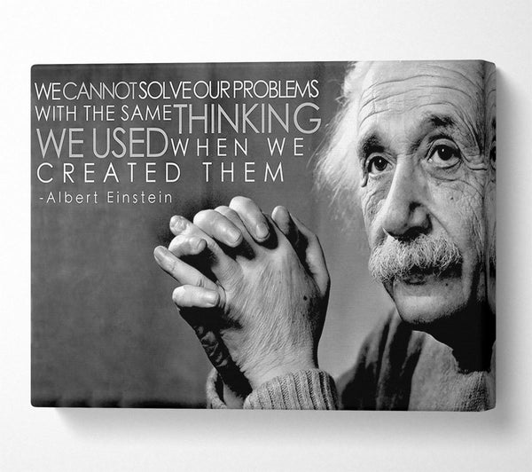 Motivational Quote Einstein Thinking