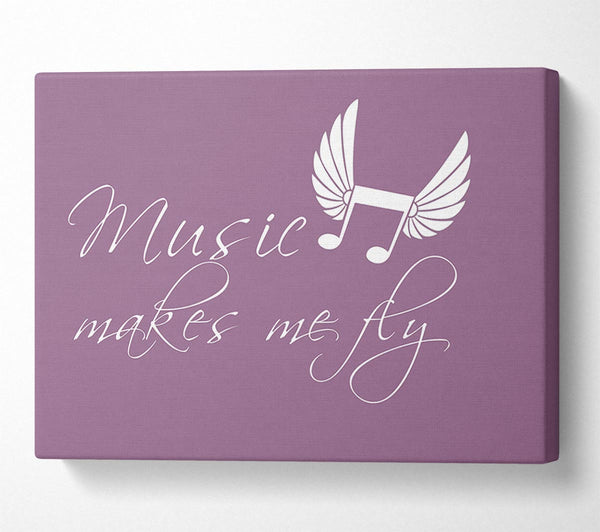 Music Makes Me Fly Dusty Pink