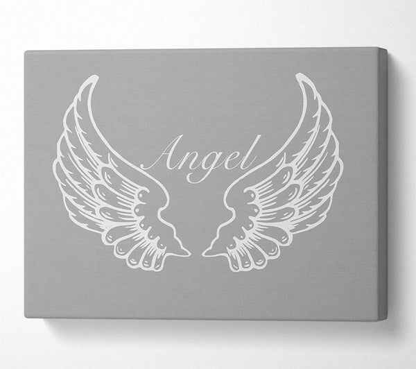 Angel Wings Grey White