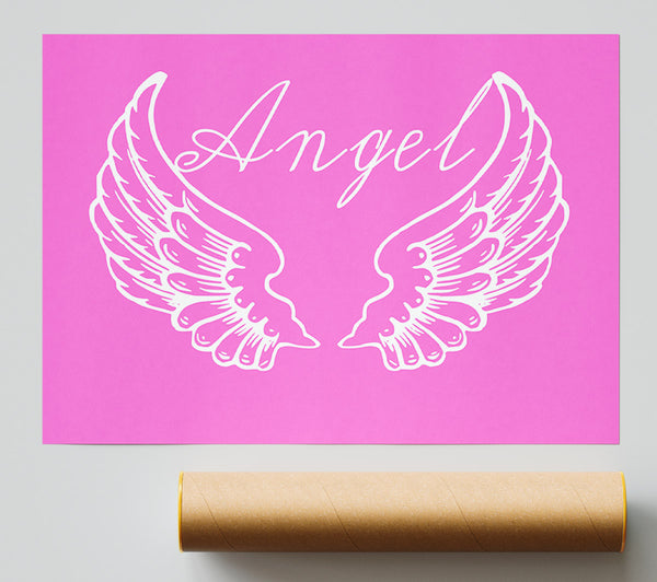 Angel Wings 4 Vivid Pink