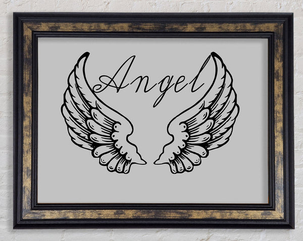 Angel Wings 4 Grey