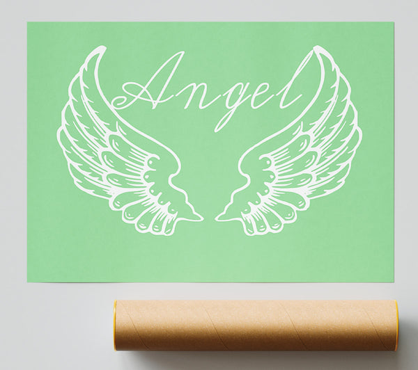 Angel Wings 4 Green