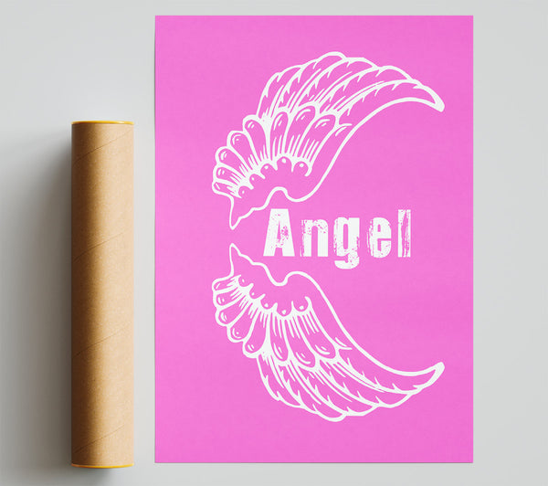 Angel Wings 3 Vivid Pink