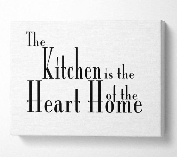 Kitchen Quote The Kitchen Is The Heart Of The Home 2 White