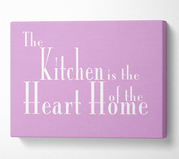 Kitchen Quote The Kitchen Is The Heart Of The Home 2 Pink