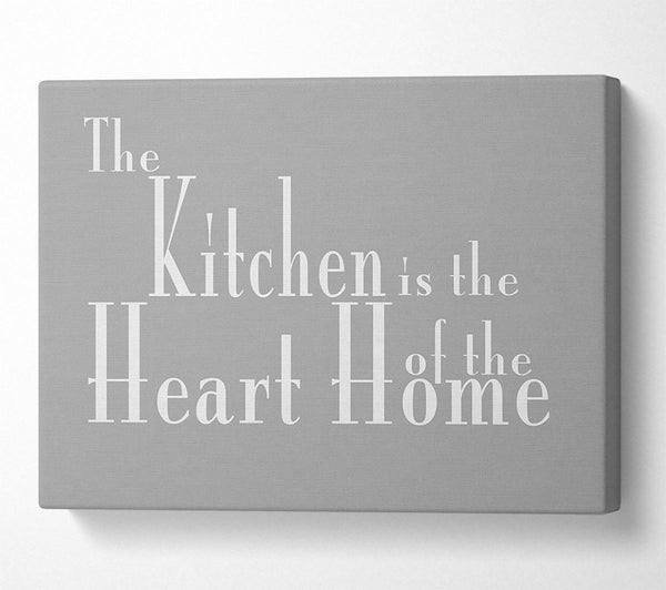 Kitchen Quote The Kitchen Is The Heart Of The Home 2 Grey White