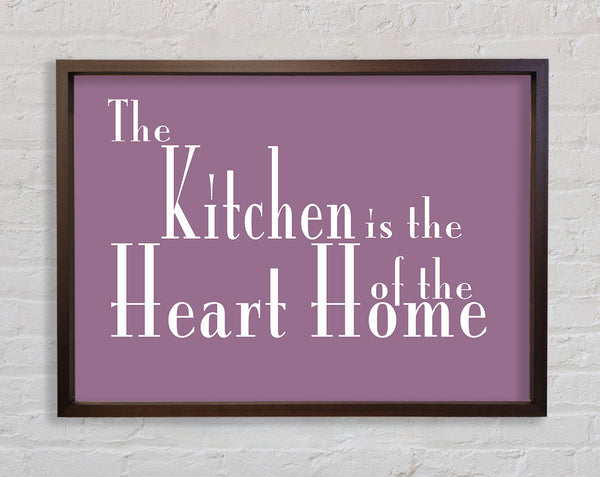 Kitchen Quote The Kitchen Is The Heart Of The Home 2 Dusty Pink