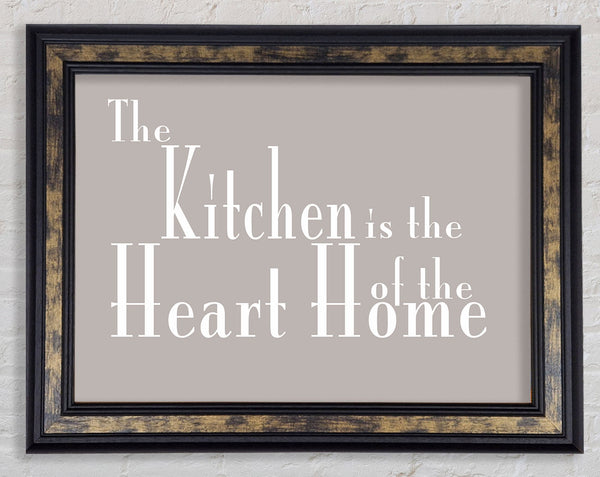 Kitchen Quote The Kitchen Is The Heart Of The Home 2 Beige