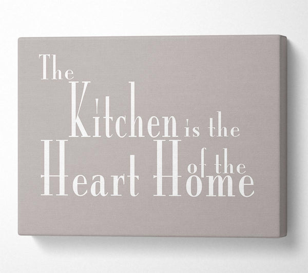 Kitchen Quote The Kitchen Is The Heart Of The Home 2 Beige