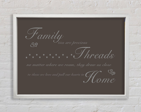 Family Quote Family Ties Are Precious Chocolate