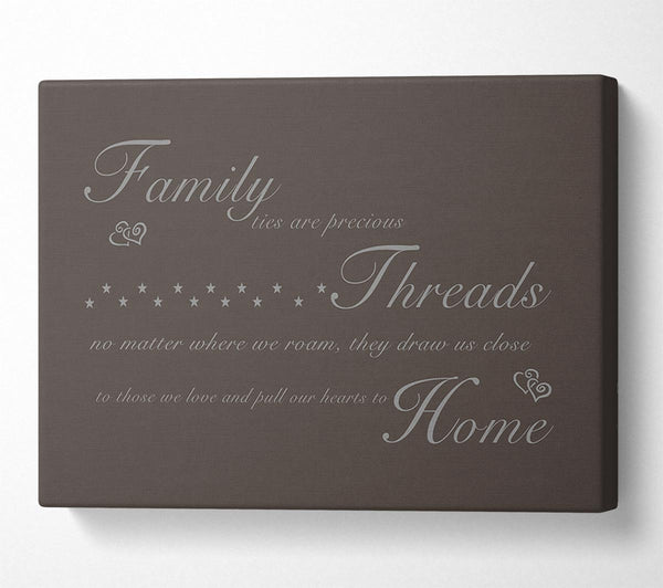 Family Quote Family Ties Are Precious Chocolate