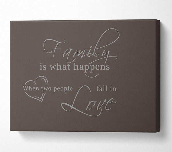 Family Quote Family Is What Happens Chocolate