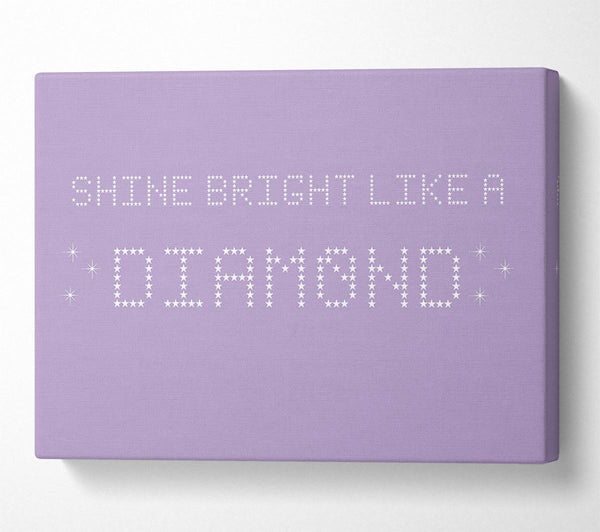 Music Quote Shine Bright Rihanna Lilac