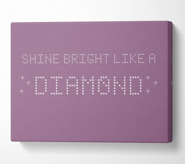 Music Quote Shine Bright Rihanna Dusty Pink