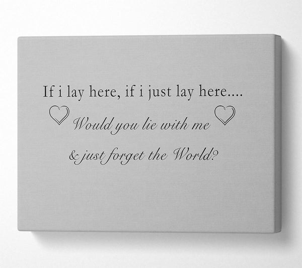 Music Quote If I Lay Here Snow Patrol Grey