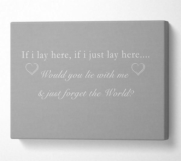 Music Quote If I Lay Here Snow Patrol Grey White