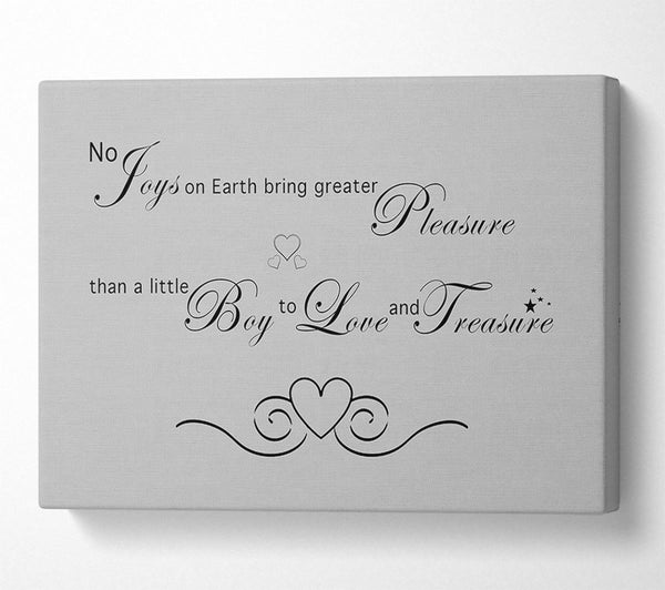 Boys Room Quote No Joys On Earth Bring Pleasure Grey