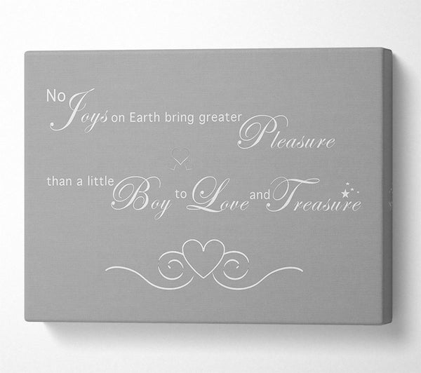 Boys Room Quote No Joys On Earth Bring Pleasure Grey White