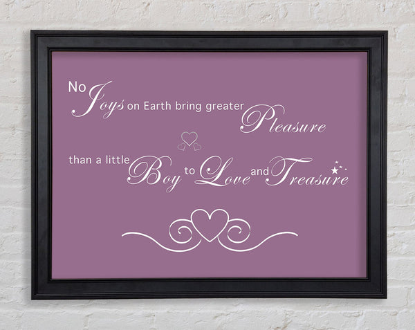 Boys Room Quote No Joys On Earth Bring Pleasure Dusty Pink