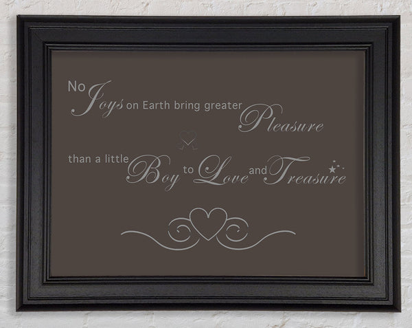 Boys Room Quote No Joys On Earth Bring Pleasure Chocolate