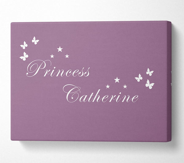 Girls Room Quote Your Own Name Princess Dusty Pink