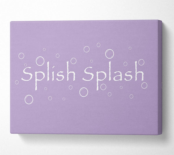 Bathroom Quote Splish Splash Bathroom Lilac