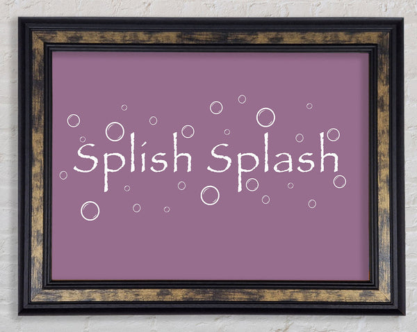 Bathroom Quote Splish Splash Bathroom Dusty Pink