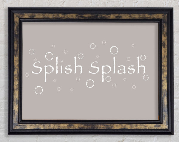 Bathroom Quote Splish Splash Bathroom Beige