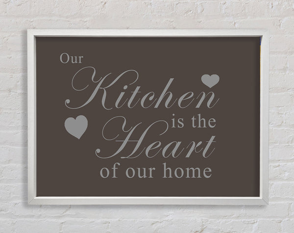 Kitchen Quote Our Kitchen Is The Heart Chocolate