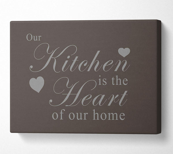 Kitchen Quote Our Kitchen Is The Heart Chocolate